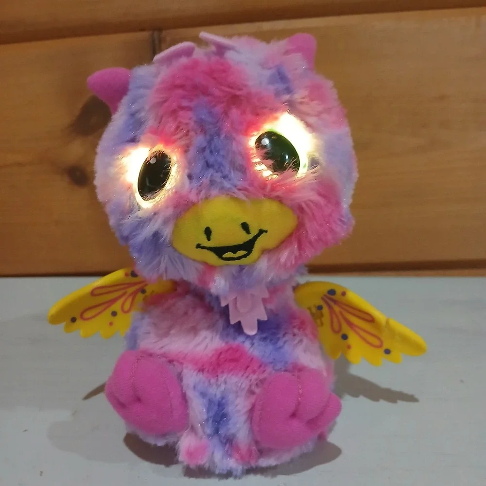 Hatchimals Giraven Dragon Pink/Purple Talking Singing Baby Animal Kids Toys D42
